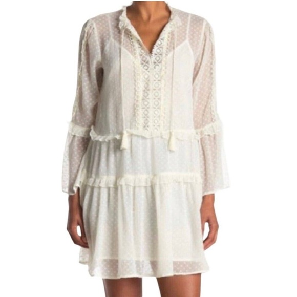 Elegant Sheer White Dress - Picture 1 of 4